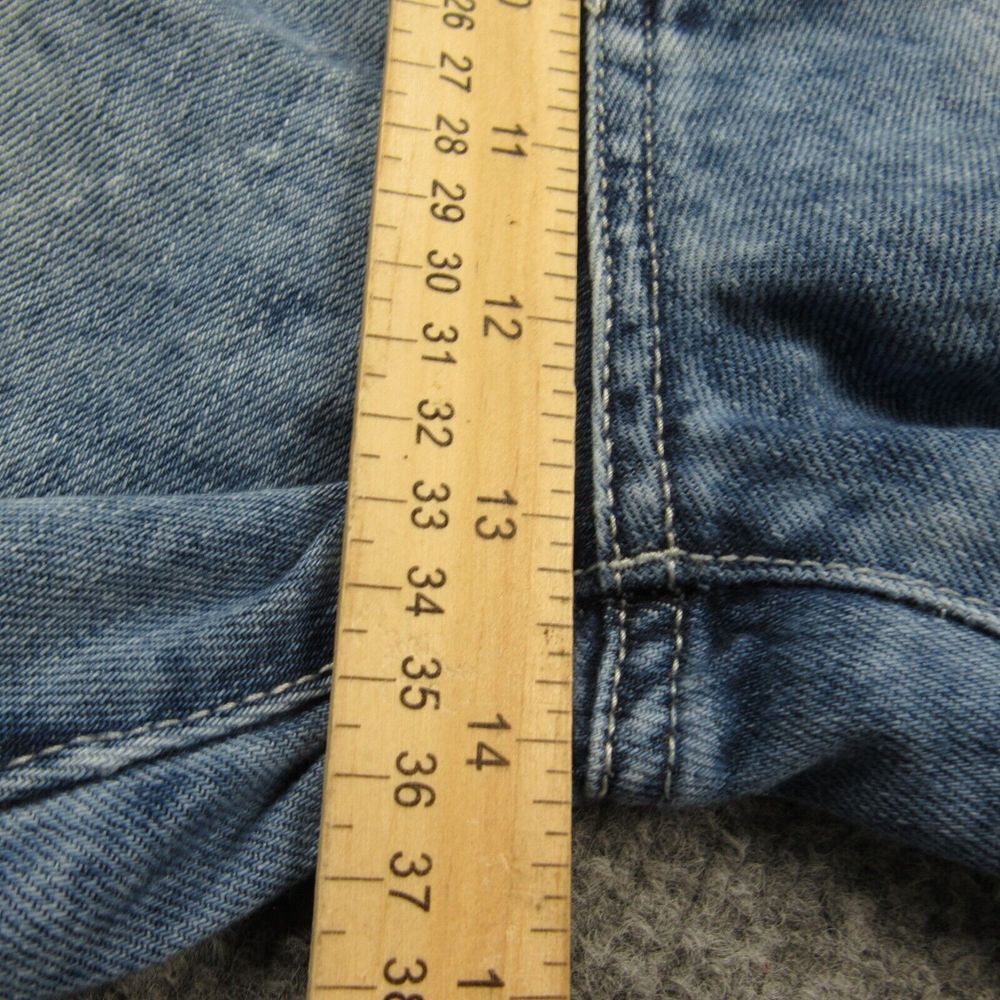 Southpole Shorts Men 48x12 Distressed Jean Blue Baggy Hip Hop Skate Jorts Faded - Picture 5 of 12
